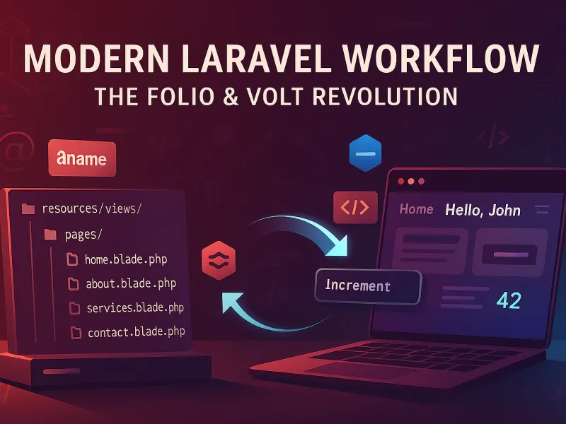 Modern Laravel Workflow: The Folio & Volt Revolution